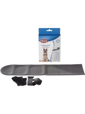 Die Grup Trixie Köpek Çorabı, Su Geçirmez, 1 Adet, XL:12CM/45CM Gri