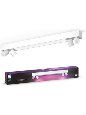 Die Grup Philips Hue Centris LED 4'lü Akıllı Spot Lamba 4X4.2W (Beyaz) - 25.000 Saat Ampul Kullanım Ömrü