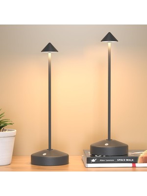 Die Grup Malux Masa Lambası, Kablosuz, 1 Adet, Dokunmatik Kontrol, Kısılabilir, Sıcak Beyaz, 2700 K, LED Masa Lambası, Pil, 250 Lm, Su Geçirmez, IP44 Led, Pilli Masa Lambası, Bahçe, Yemek Masası, Yatak Odası,