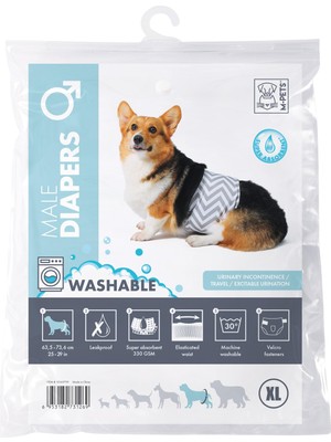 Die Grup M-Pets Erkek Köpekler Için Yıkanabilir Külot (Xl)