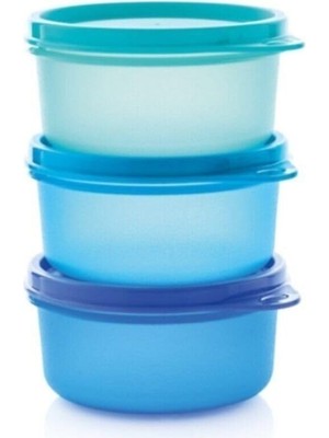 Die Grup Tupperware Şeker Üçüzler Mavi Tonlar