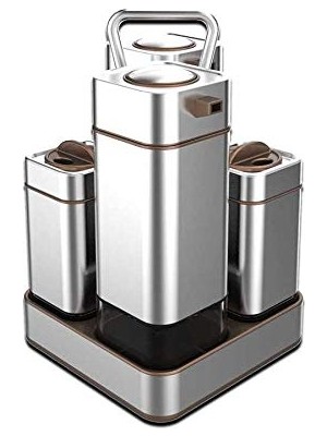 Die Grup Korkmaz A697-02 Stora 4'lü Salata Sos Seti Satin