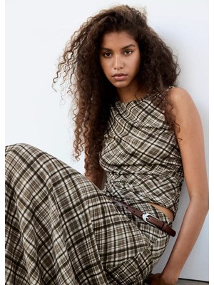 Mango Kareli Drape Bluz