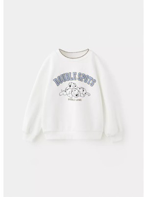 Mango 101 Dalmaçyalı Pamuklu Sweatshirt