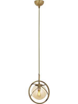 Die Grup Avonni AV-60291-1E Eskitme Kaplama Modern Avize E14 Metal Cam 22CM