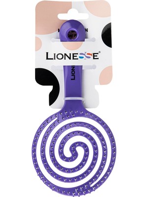 Die Grup Lionesse 3 Boyutlu Saç Fırçası Mor
