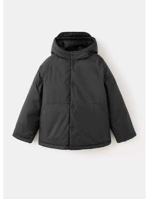 MANGO Kids Kapüşonlu kapitone ceket