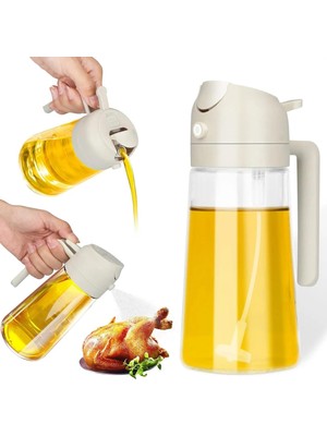 Die Grup Orret Home Çift Fonksiyonlu 450 ml Yağ Püskürtücü, Yağ Püskürtme ve Dökme Özellikli, Cam Sprey Yağdanlık, Mutfakta Kullanım Için Ideal (1)