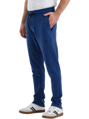 Die Grup Slazenger Vural Erkek Cepli Dar Paça Indigo Eşofman Altı