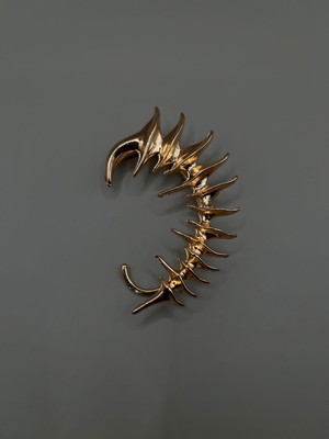 AG23 Tasarım Omurga Sol Kulak Rave Techno Tekno Earcuff Küpe