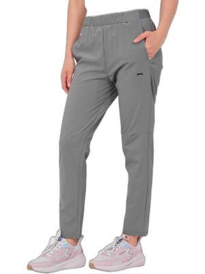 Die Grup Slazenger Retaın In Kadın Cepli Gri Eşofman Altı