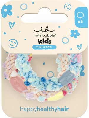 Die Grup Invisibobble Twistar Kids Pom Pom Tie 3 Adet Çocuk Saç Tokası