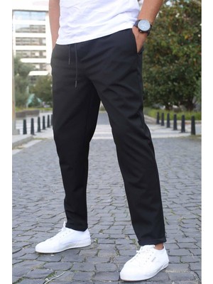 Die Grup Madmext Siyah Basic Jogger Pantolon 5486,SIYAH L