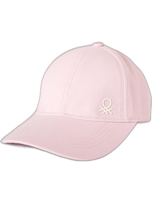 Die Grup United Colors Of Benetton Genç Cappello C/visiera 6WJSRA00D Kış Aksesuar Seti, Pembe, 8 Yaş