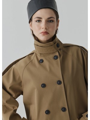 Moda Aksa 2106 Titanik Premium Trenckot Haki