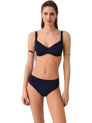 Die Grup Suwen Pipe Balenli Toparlayıcı Aksesuarlı Bikini Üst