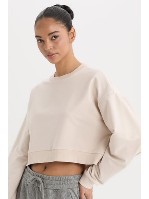 Die Grup Defacto Basic Sporcu Sweatshirt D7119AX25SP