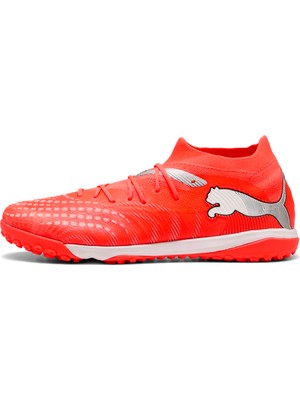 Die Grup Puma Future 9 Match Tt Erkek Turuncu Halı Saha Kramponu,glowing Red-Puma White-Puma Bl 40