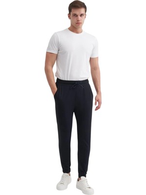 Die Grup Slim Fit Pamuk Karışımlı Likralı 2 Iplik Eşofman Altı