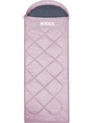 Die Grup Haegs Uyku Tulumu, Flanel, Battaniye, Kamp Uyku Tulumu, Outdoor Dış Mekan, 3-4 Mevsim, Yazlık Kışlık Ultra Hafif, Sıcak ve Kompakt - Polar -Pembe