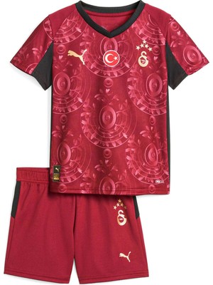 Die Grup Puma Gsk Third Minikit W/os W/os Unisex Çocuk Eşofman Takımı Team Regal Red Pumateam Gold 5-6yaş