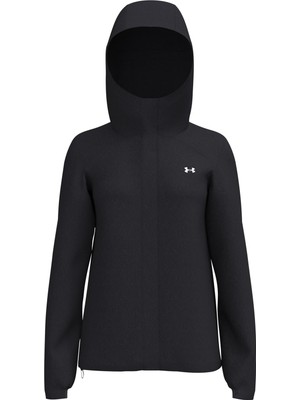 Die Grup Under Armour Cloudstrike Jacket Kadın Yağmurluk Black / / White Xs