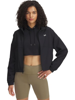 Die Grup Under Armour Ua Rival Woven Jacket Kadın Ceket Black / / White Xl
