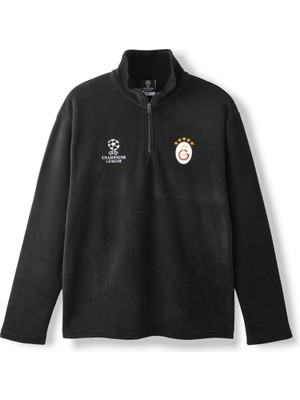 Die Grup Galatasaray Ucl Erkek Yarım Zip Sweatshirt E252226