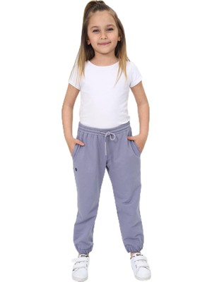 Die Grup Toontoy Kız Çocuk Baskılı Eşofman Alt, Koyu Gri, 5 Yaş