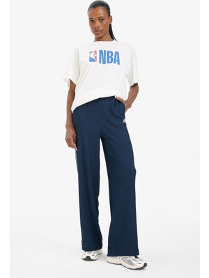 Die Grup Defacto Nba Los Angeles Lakers Wide Leg Geniş Paça Çift Cepli Standart Boy Krinkıl Ince Pantolon E3621AX25SM