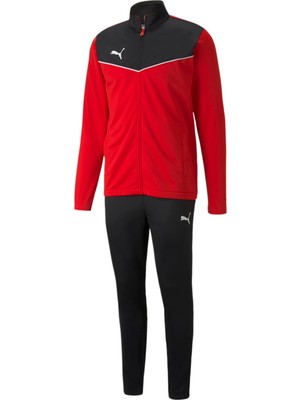 Die Grup Puma Individualrıse Tracksuit Unisex Yetişkin Eşofman Takımı, Puma Red-Puma Black, M