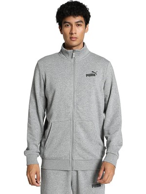 Die Grup Puma Erkek/unisex Ess Track Jacket-Medium Gray Heather Track Jackets S