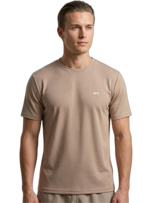 Die Grup Slazenger Hıjack I Erkek Vizon Tişört