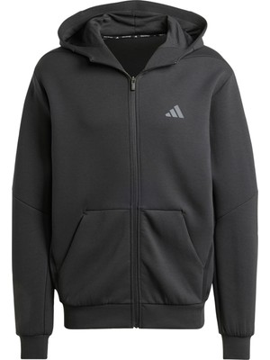 Die Grup Adidas D4T Full-Zip Ho Erkek Antrenman Ceketi IY1131 Siyah M