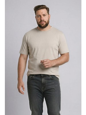 Die Grup DEFACTO%100 Pamuk Büyük Beden Boxy Fit T-Shirt H1160AX26SM