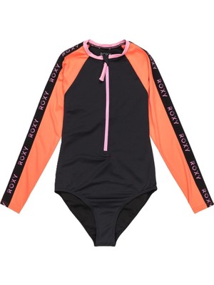 Die Grup Roxy Colorblock Onesie Kız Çocuk Lycra, 10/m, ERGWR03444, Anthracıte, Kız Çocuklar