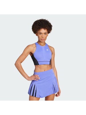 Die Grup Adidas Crop Top Pro Kadın Atlet Mor L