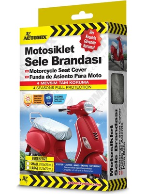 Die Grup Automix 4 Mevsim Motosiklet Örtüsü Large | Her Hava Koşuluna Uyumlu Koruyucu Kılıf