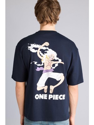 Die Grup DEFACTO%100 Pamuk One Piece Baskılı Boxy Fit Tişört G7426AX26SM