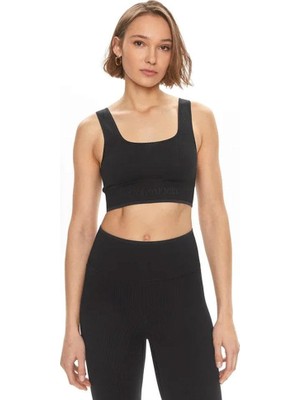 Die Grup Calvin Klein Wo - Seamless Sports Bra Ms Kadın Bralet, Siyah, S