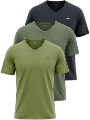 Die Grup Slazenger Krakker 3 Lü Set Erkek Tişört