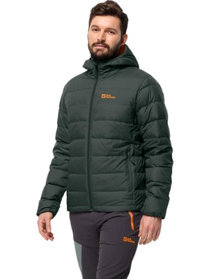 Die Grup Jack Wolfskin Ather Down Hoody M Rds Erkek Outdoor Ceketi Aurora Blue Xl