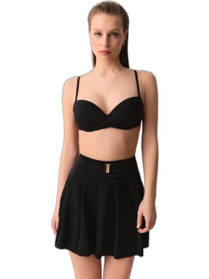 Die Grup Suwen Önden Bağcıklı Full Dolgulu Bikini Üst
