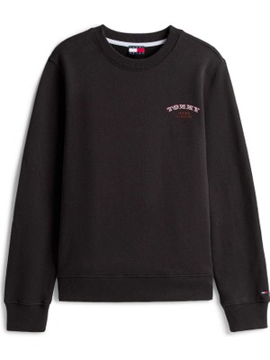 Die Grup Kadın Tjw Regular Dollar Stacks Crew Ext Siyah Sweatshirt