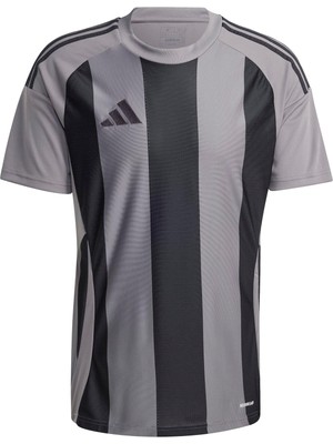 Die Grup Adidas Striped 24 Jsy Erkek Futbol Forması IW2145 Gri L