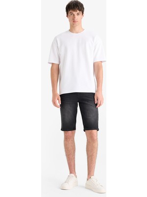 Die Grup Defacto Regular Fit Jean Bermuda Şort E5979AX25SM
