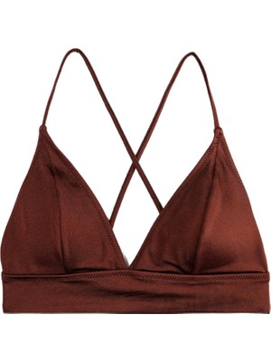 Die Grup Koton Arkası Çapraz Askılı Bağlama Detaylı Bralet Bikini Üst