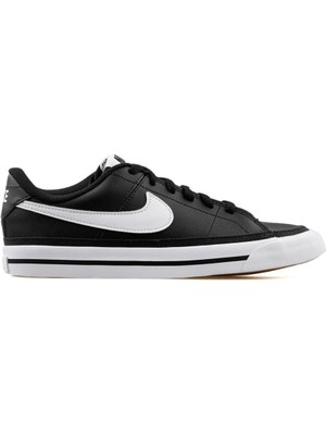 Die Grup Nike Court Legacy (Gs) Çocuk Siyah Tenis Ayakkabısı, 38 Beden
