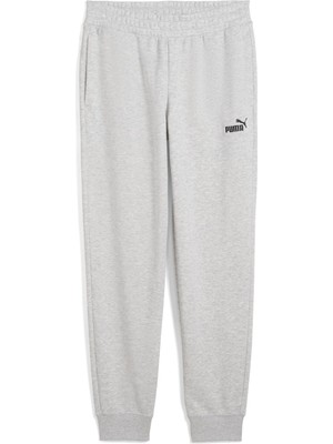 Die Grup Puma Ess No. 1 Logo Sweatpants Kadın Eşofman Altı Light Gray Heather S