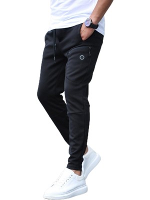 Die Grup Madmext Basic Siyah Eşofman 4207,SIYAH 2xl